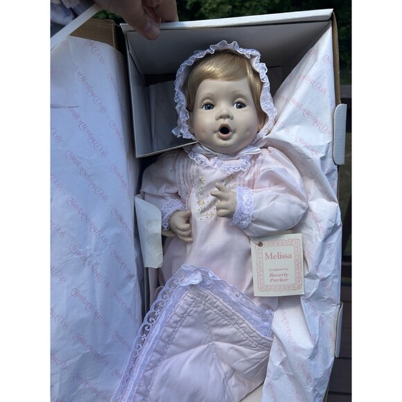 "MELISSA" By Beverly Parker - Hamilton CO. 20" Porcelain BABY Doll New - Picture 14 of 15